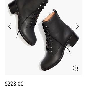 The Patti Lace- Up Boots by Madewell